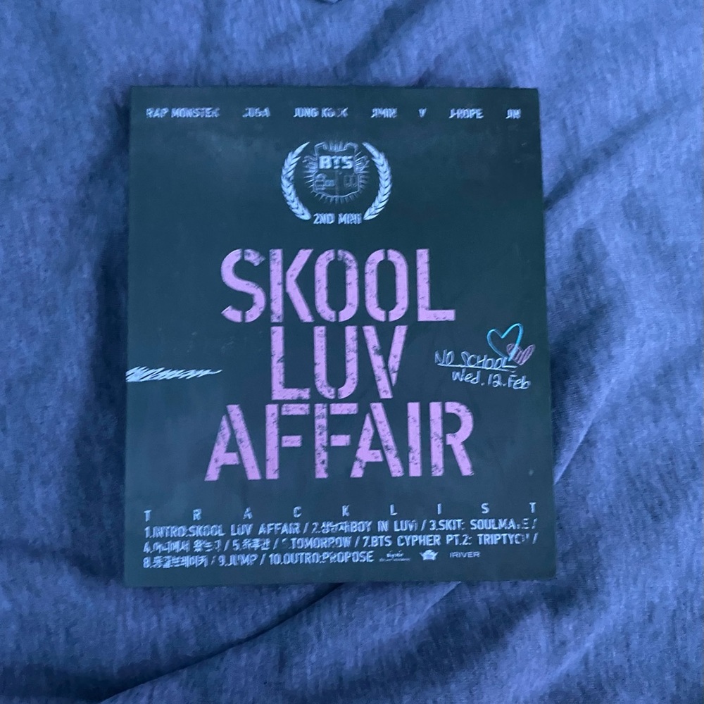 New CDs never been used BTS albums name : skool LUV affair